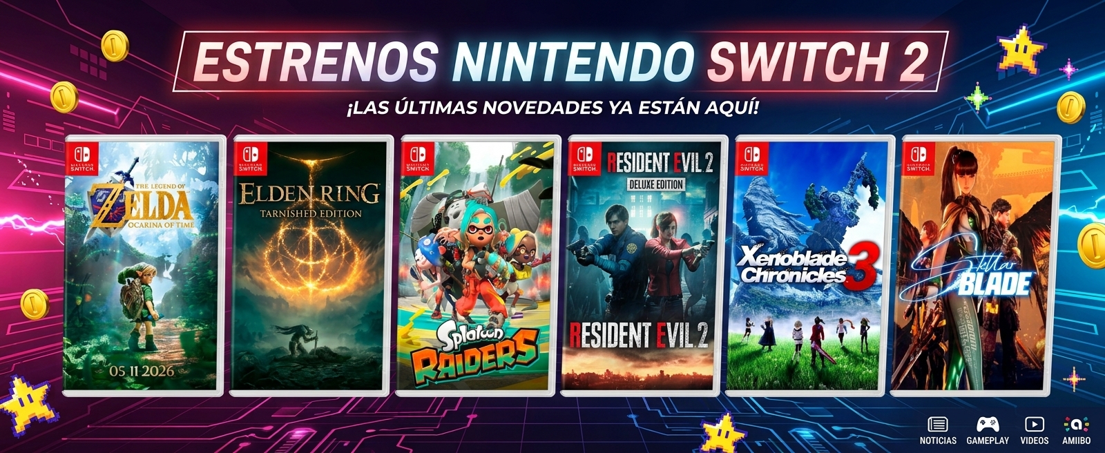 Estrenos juegos Nintendo Switch 2
